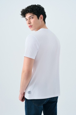 Loft Erkek Tişört Lf2039272 Beyaz