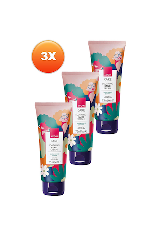 Avon Care Shimmering Gliserin İçeren Yasemin Kokulu El Kremi 3 x 75 ML