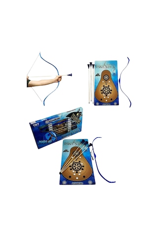 Tozkoparan İskender Okçubaba Çocuk Okçuluk Seti 6-12 Yaş Başlangıç Seviyesi Mavi