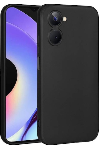 Realme 10 4g Kılıf Esnek Yapılı İnce Slim Silikon Kapak Ryc/premier Siyah