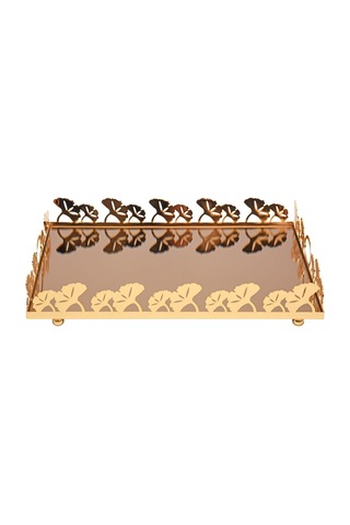 Canba G Gold Dikdörtgen Tepsi 40 Cm