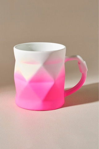 Karaca Soft Touch Geo Kupa 450 Ml Pembe