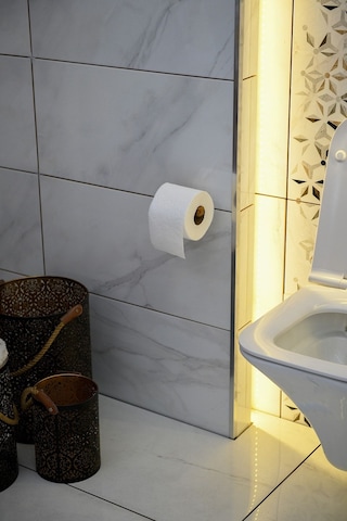 Tuvalet Kağıtlık Yapışkanlı Ahşap Tuvalet Kağıtlık Kayın