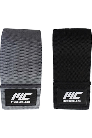 Musclecloth 2'li Loop Band Seti Sert-çok Sert Gri