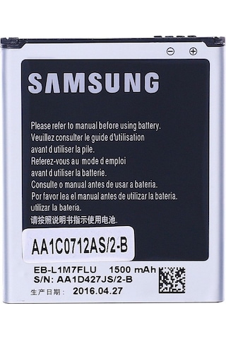 Samsung Uyumlu Galaxy S3 Mini İ8190 Batarya Pil Eb-L1M7Flu