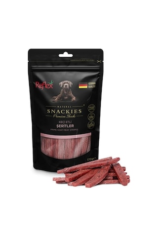 Reflex Snackies Keçi Etli Şeritler 170 G