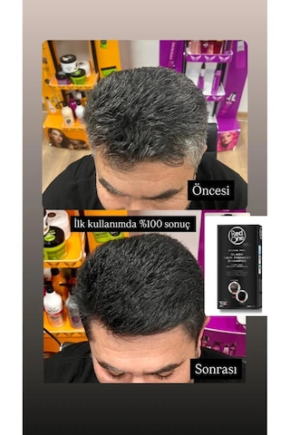 Redone Siyahlaştırıcı Saç Şampuanı 300 Ml Doğal Siyah Görünüm