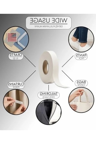 Çift Taraflı Yapışkan Tela - 1.5 Cm X 100 M, Pratik Onarımlar İçin