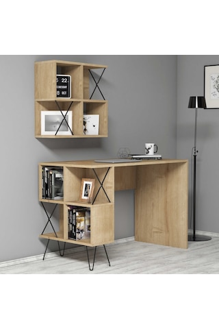 Variant Variant Extra Duvar Raflı Çalışma Masası