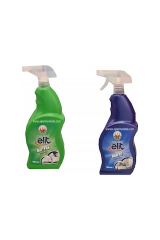 Elit Mutfak + Banyo Yüzey Temizleyici Sprey 2 x 1 L