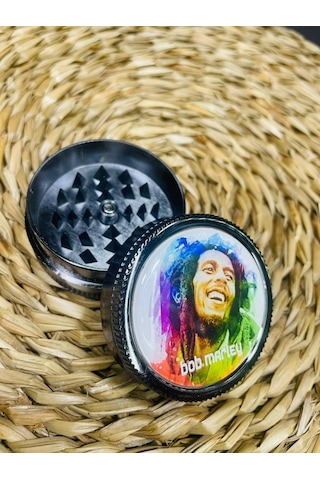BobMarley Metal 2Parça SivriDiş TutunÖğütücü Grinder 50mm