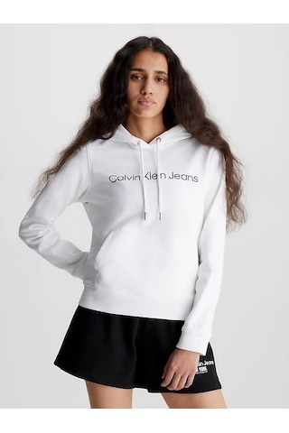 Calvin Klein Calvın Kleın Kadın Sweatshırt J20j220254-yaf Beyaz