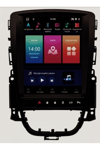 Navix Opel Astra J Tesla Ekran Android Multimedya Navigasyon Sist