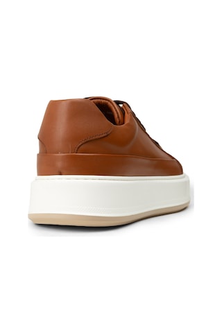 Deery Erkek Taba Renk Hakiki Deri Sneaker Ayakkabı - E4482mtbac01