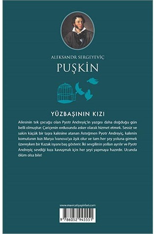 Yüzbaşının Kızı - Aleksandr Puşkin - Mavi Çatı Yayınları