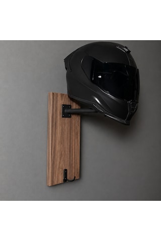 Motorsiklet Kask Askısı - Tekli Kask Askılığı - Duvara Monte Kask Askısı- Thecavehome