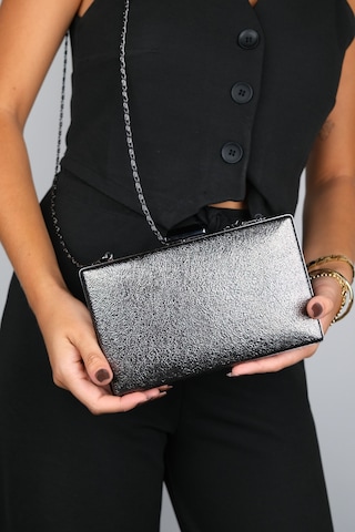 Luvishoes Able Platin Baskı Kadın Abiye Çanta Çok Renkli