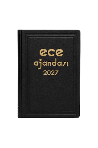 Ece Ajandası Anadolu 2027 - 17x25 Klasik Ciltli Ticari Ajanda - Kasa Ajandası Siyah Ece Ajandası Anadolu 2027 - 17x25 Klasik Ciltli Ticari Ajanda - Kasa Ajandası Siyah