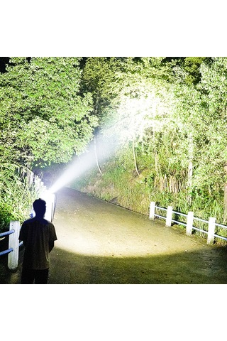 Qingmipy Ayarlanabilir Bantlı 4'lü Led Kafa Lambası Seti, Uzak-yakın Çift Işık Ve 180 Dönebilir Başlık Siyah