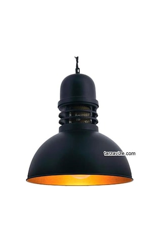 Tarzavize Trt14 Dekoratif Siyah Retro Sarkıt Avize