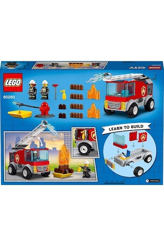 LEGO® City 60280 Merdivenli İtfaiye Kamyonu 88 Parça