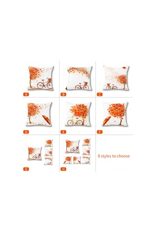 Yaleker 45x45 Cm Pamuk Keten Sevgililer Günü Yastık Kılıfı Model E - Renk: Resimdeki Gibi Diğer