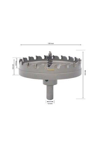 3keego 100 Mm Elmas Uçlu Paslanmaz İçin Panç Hf51