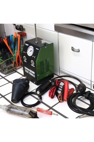 Duman Kaçak Test Cihazı Yeşil Kasa Full Ekipman Yakıtı
