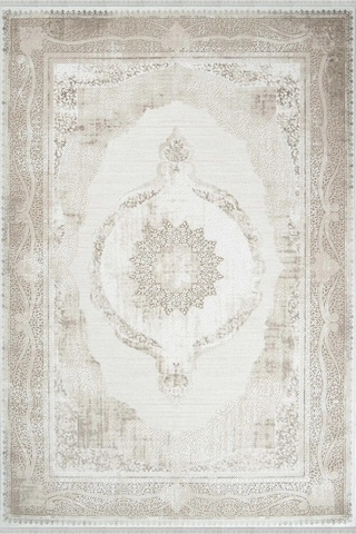 Hoom Rugs Doku 2106 Bej Modern Salon Halısı Bej - Krem