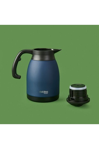Evidea Kitchen Çay Termosu - Lacivert - 1,5 Lt Lacivert
