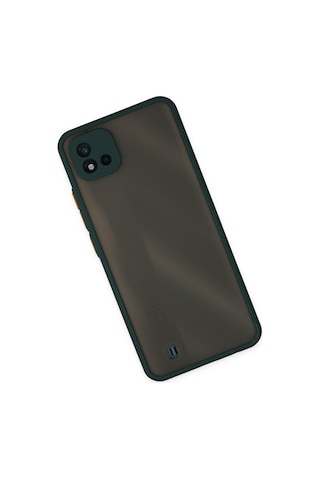 Realme C11 2021 Uyumlu Kılıf Montreal Silikon Kapak - Yeşil