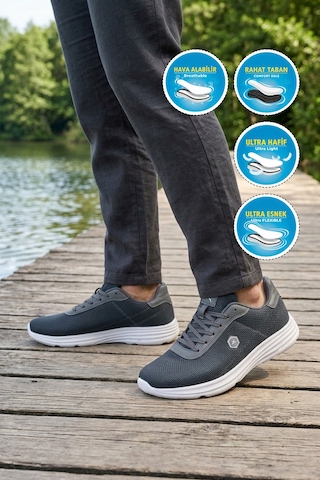 Walkway 26102 M Füme Unisex Spor Ayakkabı