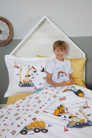 Özdilek Builder Tek Kişilik Lastikli Çarşaf Nevresim Takımı Çok Renkli