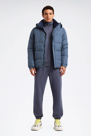 Reebok Kısa Kaban Erkek Mavi Halıfrıd Jacket 000000000102032018