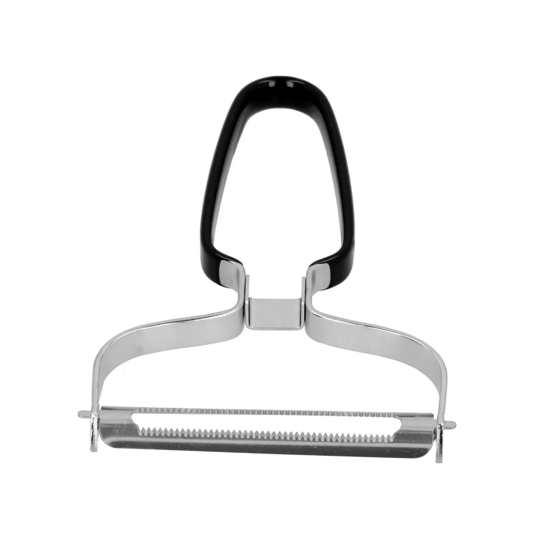 Qingmipy Stainless Çelik Somon Peeler Sebze Meyve Soyucu, Kuru Tutuşlu Plastik Saplı, Patates Salatalık İçin Kaliteli Tarım Aleti Siyah