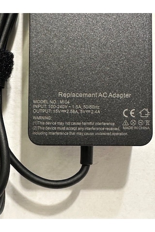 15 Volt 2.58 Amper Microsoft Uyumlu Surface Pro7 Adaptör