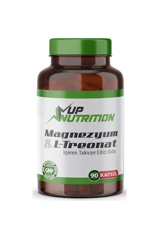 Nutrition Magnesium L-threonate Magnezyum L-treonat 2000 Mg 90 Kapsül Vegan X 2 Adet