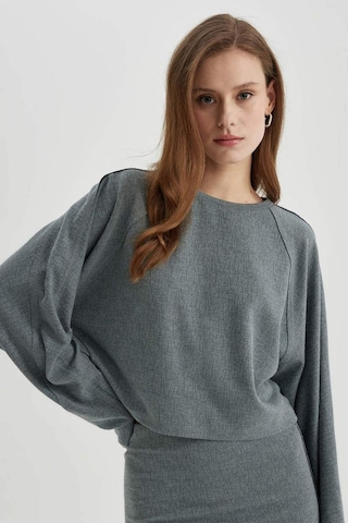 DeFacto Relax Fit Bisiklet Yaka Basic Düz Uzun Kollu Tişört C3118AX24SPGN1175