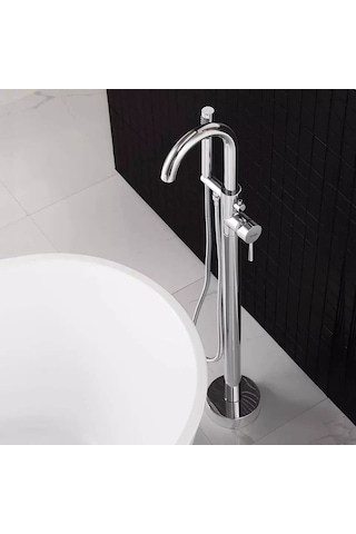 Fause Ayaklı Yerden Küvet Bataryası Adonis Kkb105 Krom