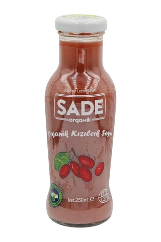Sade Organik Kızılcık Suyu 250 Gr.