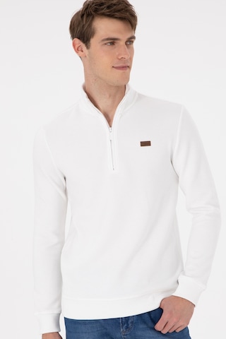 U.s. Polo Assn. Erkek Ekru Sweatshirt 50298243-vr019 Ekru