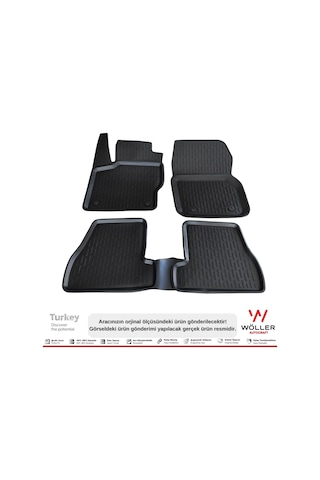 Ford Focus 3 Paspas 2010 2014 Arası 3D Havuzlu Wöller Paspas