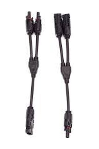 10 SET SOLAR KABLOLU 2'Lİ KONNEKTÖR Y TİPİ (DİŞİ + ERKEK SET HALİ