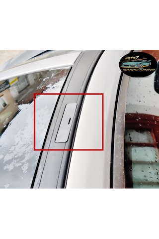 Renault Megane 2 Sanruflu Tavan Çıtası Kapağı 2 Adet