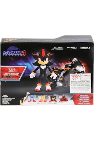 Jkp 424064 Sonic 3 - Aksiyon Figür Ve Motorsiklet Sonic