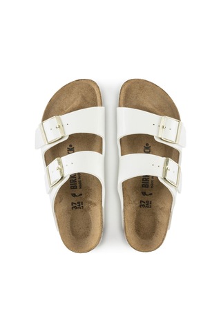 Birkenstock Deri Kadın Terlik 1005294 Beyaz