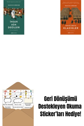 İnsan Ada Değildir + Hayat Boyu Klasikler + Okuma Sticker'ları