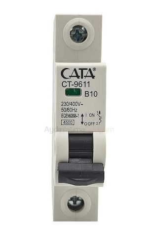 Cata 1x10amper W Otomat Monofaze Sigorta Ct-9611