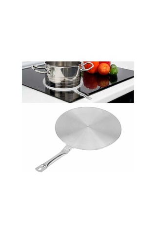 İndüksiyonlu Ocak Adaptörü İndüksiyon Plakalı Tencere Tencere Isıtıcı Saplı Isıya Dayanıklı İndüksiyonlu Ocak Difüzörü 20 Cm