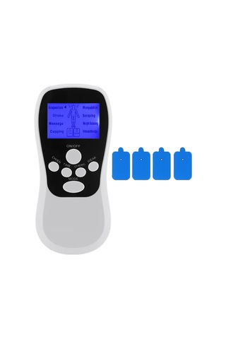 Butu Çok İşlevli Düşük Frekanslı Darbe Meridyen Fizyoterapi Masaj Aleti, Renk: Beyaz Standart Çok Renkli
